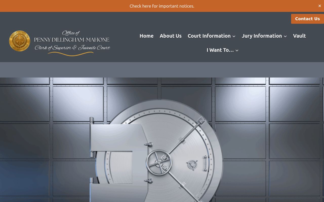 Talbot clerk forms and locked Vault access page