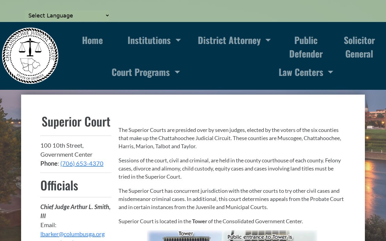 Talbot County court docket Chattahoochee Judicial Circuit