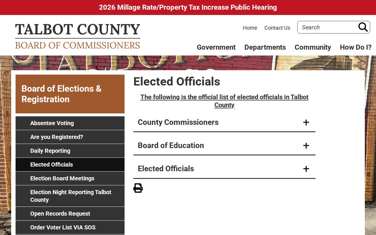 Talbot County court docket elected clerk source